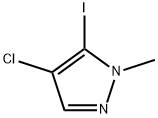 1H-Pyrazole, 4-chloro-5-iodo-1-methyl- Structure