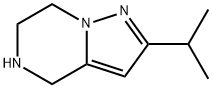 Pyrazolo[1,5-a]pyrazine, 4,5,6,7-tetrahydro-2-(1-methylethyl)- Structure