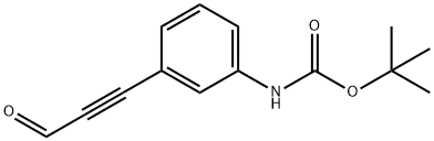 Carbamic acid, [3-(3-oxo-1-propynyl)phenyl]-, 1,1-dimethylethyl ester (9CI) 구조식 이미지