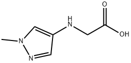 N-(1-methyl-1H-pyrazol-4-yl)glycine Structure