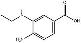 Benzoic acid, 4-amino-3-(ethylamino)- 구조식 이미지
