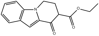Pyrido[1,2-a]indole-8-carboxylic acid, 6,7,8,9-tetrahydro-9-oxo-, ethyl ester Structure