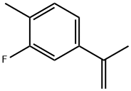 Benzene, 2-fluoro-1-methyl-4-(1-methylethenyl)- Structure