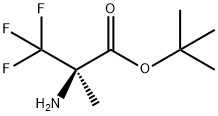 Alanine, 3,3,3-trifluoro-2-methyl-, 1,1-dimethylethyl ester Structure