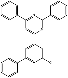 2-(5-chloro-[1,1'-biphenyl]-3-yl)-4,6-diphenyl-1,3,5-triazine Structure