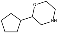 Morpholine, 2-cyclopentyl- Structure