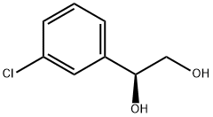 1,2-Ethanediol, 1-(3-chlorophenyl)-, (1S)- Structure