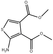 3,4-Thiophenedicarboxylic acid, 2-amino-, 3,4-dimethyl ester Structure