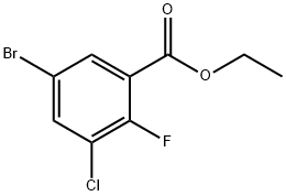 Ethyl 5-bromo-3-chloro-2-
fluorobenzoate 구조식 이미지