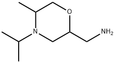 2-Morpholinemethanamine, 5-methyl-4-(1-methylethyl)- 구조식 이미지