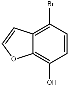 7-Benzofuranol, 4-bromo- 구조식 이미지