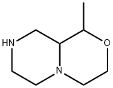 Pyrazino[2,1-c][1,4]oxazine, octahydro-1-methyl- Structure