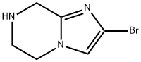 Imidazo[1,2-a]pyrazine, 2-bromo-5,6,7,8-tetrahydro- Structure