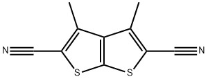 3,4-dimethylthieno[2,3-b]thiophene-2,5-dicarbonitrile 구조식 이미지