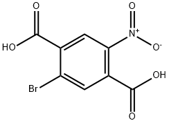 1,4-Benzenedicarboxylic acid, 2-bromo-5-nitro- Structure