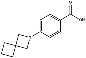 4-(2-Azaspiro[3.3]heptan-2-yl)benzoic acid Structure