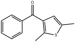 (2,5-dimethylthiophen-3-yl)-phenylmethanone 구조식 이미지