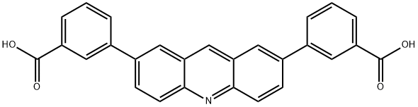 3,3'-(acridine-2,7-diyl)dibenzoic acid Structure