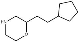 Morpholine,2-(2-cyclopentylethyl)- 구조식 이미지