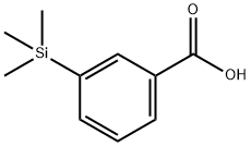Benzoic acid, 3-(trimethylsilyl)- Structure