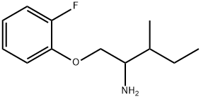 2-Pentanamine, 1-(2-fluorophenoxy)-3-methyl- 구조식 이미지