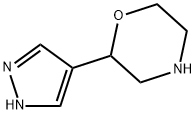 2-(1H-pyrazol-4-yl)morpholine Structure