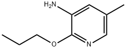 3-Pyridinamine, 5-methyl-2-propoxy- Structure
