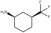 (1R,3S)-3-Trifluoromethyl-cyclohexylamine Structure