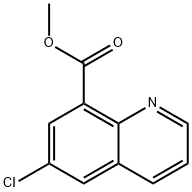 Methyl 6-chloroquinoline-8-carboxylate Structure