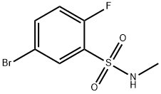 5-Bromo-2-fluoro-N-methylbenzenesulfonamide Structure