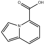5-Indolizinecarboxylic acid Structure
