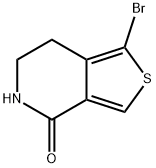 Thieno[3,4-c]pyridin-4(5H)-one, 1-bromo-6,7-dihydro- Structure