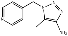 1H-1,2,3-Triazol-4-amine, 5-methyl-1-(4-pyridinylmethyl)- Structure