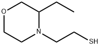 4-Morpholineethanethiol, 3-ethyl- 구조식 이미지