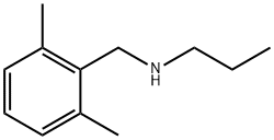 Benzenemethanamine, 2,6-dimethyl-N-propyl- Structure