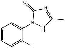 1-(2-Fluorophenyl)-3-methyl-4,5-2H-1,2,4-triazol-one Structure