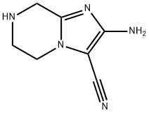 2-Amino-5,6,7,8-tetrahydroimidazo[1,2-a]pyrazine-3-carbonitrile Structure