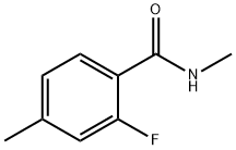 2-Fluoro-N,4-dimethylbenzamide Structure