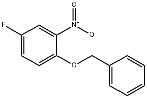 Benzene, 4-fluoro-2-nitro-1-(phenylmethoxy)- Structure