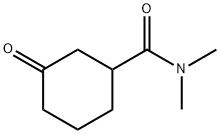 Cyclohexanecarboxamide, N,N-dimethyl-3-oxo- Structure