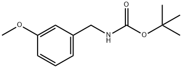 Carbamic acid, N-[(3-methoxyphenyl)methyl]-, 1,1-dimethylethyl ester 구조식 이미지