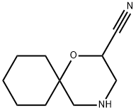 1-Oxa-4-azaspiro[5.5]undecane-2-carbonitrile Structure