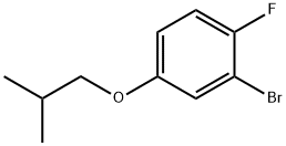 Benzene, 2-bromo-1-fluoro-4-(2-methylpropoxy)- Structure