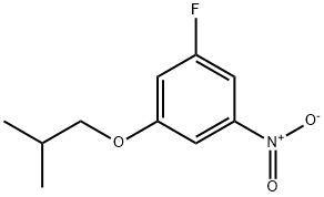 Benzene, 1-fluoro-3-(2-methylpropoxy)-5-nitro- Structure