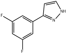 1H-Pyrazole, 3-(3,5-difluorophenyl)- Structure