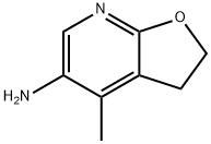 Furo[2,3-b]pyridin-5-amine, 2,3-dihydro-4-methyl- Structure
