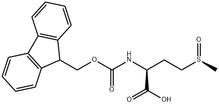 (9H-Fluoren-9-yl)MethOxy]Carbonyl D-Met(O)-OH Structure