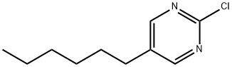 Pyrimidine, 2-chloro-5-hexyl- Structure