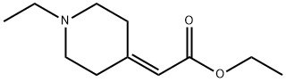 Acetic acid, 2-(1-ethyl-4-piperidinylidene)-, ethyl ester 구조식 이미지