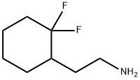 Cyclohexaneethanamine, 2,2-difluoro- Structure